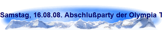 Samstag, 16.08.08. Abschluparty der Olympia Teilnehmer, Trainer, Funktionre und Judo Fans.