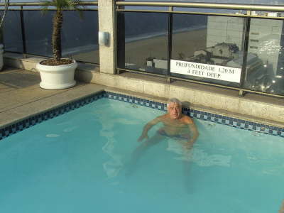 Sonntag, 16.09.07. Auf der Dachterasse des Hotel LUXOR CONTINENTAL