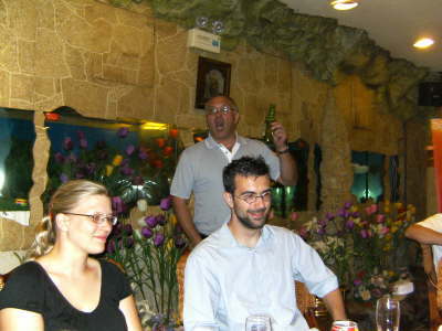 Samstag, 16.08.08. Abschluparty der Olympia Teilnehmer, Trainer, Funktionre und Judo Fans.