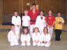 Oktober 2008. Kinder Judo Gruppe mit Trainer Martin Handrich in der Sporthalle Kln-Hhenhaus.