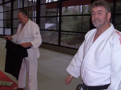 Sonntag, 21.12.08. Individuelles Judo Sonntagsmorgen Training mit Josef Hoos 6. Dan, Prsident des NWDK und VizePrsident des NWJV